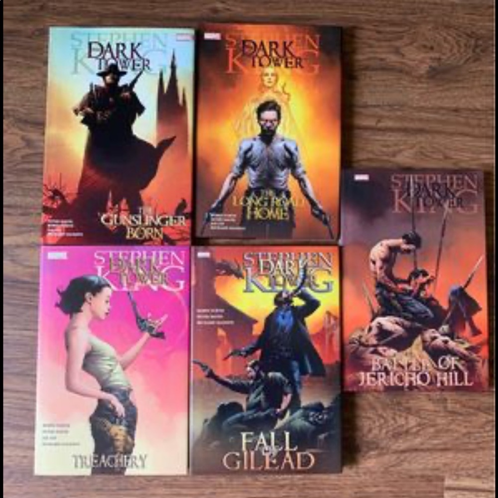 Stephen King Dark Tower Beginnings Graphic Novel Set x5 Hardcover books! 📚